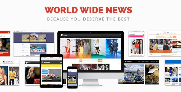 World Wide News – Magazine Responsive WordPress Theme